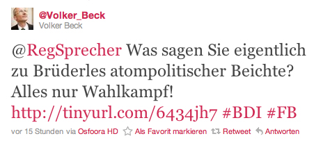 Twitter-Duell zwischen Beck und Seibert (1)