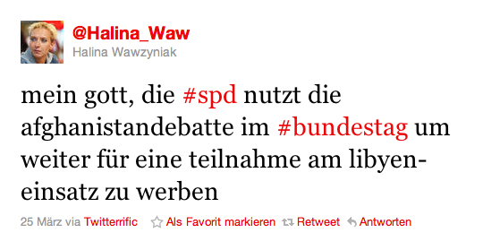 Wawzyniak greift SPD über Twitter an